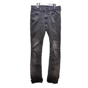 Levis 519 Jeans Mens 30x30 Denim Black‎ Skinny Fit Premium Big E Casual Work